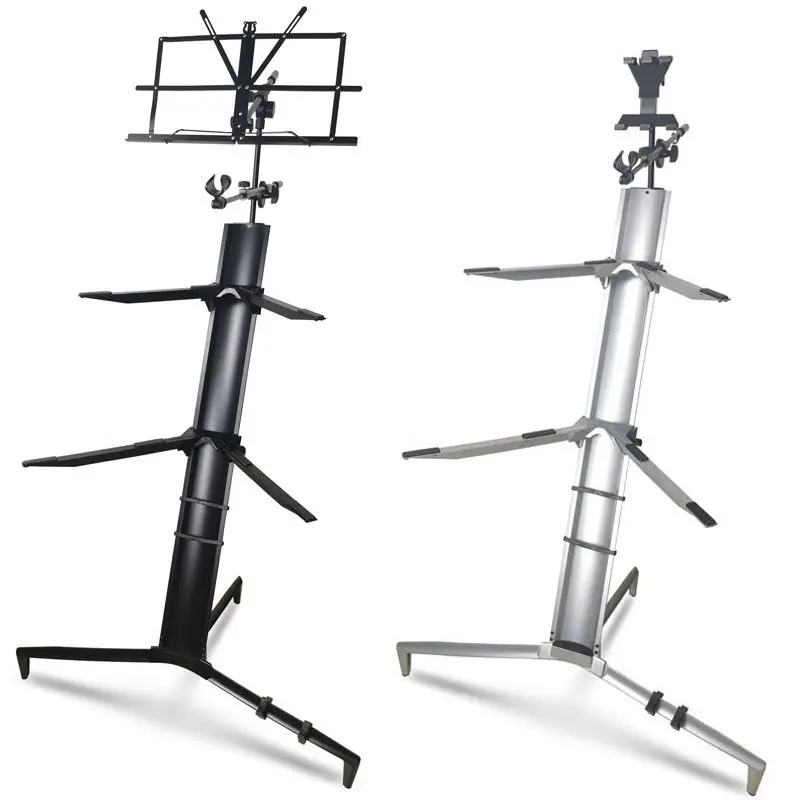 CT-016 2024 New Plane Keyboard Stand Aluminium Säule Klavierständer Plane Keyboard Stand