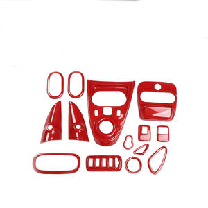 Cornice Decorativa per <span class=keywords><strong>Cambio</strong></span> <span class=keywords><strong>Marce</strong></span> <span class=keywords><strong>Smart</strong></span> 453 2015-2018, Pulsante di Controllo Luci in Fibra di Carbonio - Product Image 4