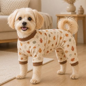 Pijamas de Perro Personalizados al por Mayor con Diseño de Fresa Arcoíris, Mono Suave para Mascotas, <span class=keywords><strong>Ropa</strong></span> para Perros, Onesie para Cachorros, <span class=keywords><strong>Ropa</strong></span> para Perros Pequeños, Medianos y Grandes - Product Image 5