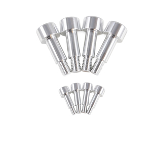 Boulons à tête hexagonale en acier inoxydable sur mesure avec deux écrous hexagonaux, boulons de couvercle de soupape chromés 10.9 pour usage industriel - Product Image 3