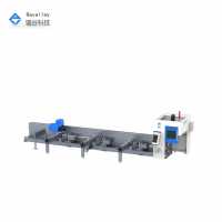 Machine de découpe laser à fibre haute vitesse CNC pour tubes/tuyaux métalliques avec système de contrôle Cypcut et rail de guidage Hiwin - Fonctionnement automatique