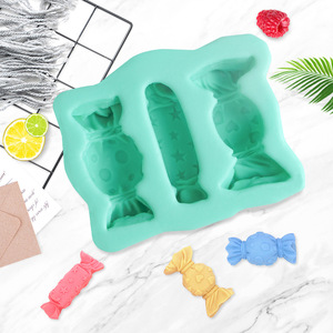 Silicone Cake Mold Animal Shape Ice Cube Chocolate Mousse Baking DIY Mold Green 6 Pieces Irregular Shape - Product Image 2