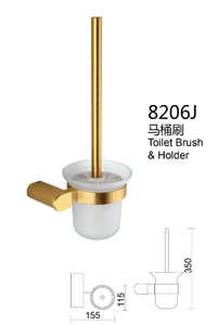 Nuevo diseño buena calidad aluminio precio barato Hotel <span class=keywords><strong>accesorios</strong></span> de <span class=keywords><strong>baño</strong></span> de oro - Product Image 5
