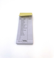 Cliquez sur le menu, reçu de location, billet de train, livre de documents, livre de reçus, bon de livraison, enveloppe, impression papier carbone