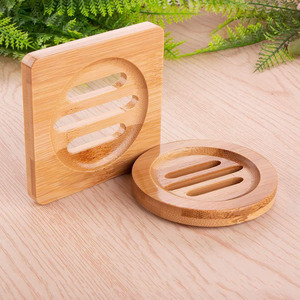 Yuka <b>Bamboo</b> <b>Soap</b> <b>Dish</b> Rectangular Self Drain Bathroom <b>Soap</b> Tray Wood <b>Soap</b> Box Household Use - Product Image 1