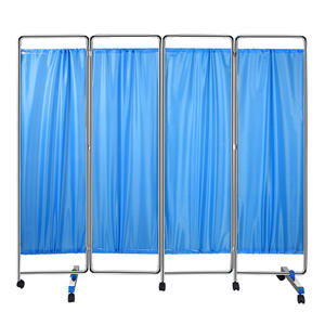 Partisi Rumah Sakit Baja Anti Karat Terlaris, Layar Lipat Empat Panel Medis - Product Image 1