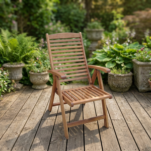 Silla Reclinable de Madera de Acacia Estándar Internacional, Diseño Moderno, Mejor Precio, Hecha en Vietnam - Product Image 4