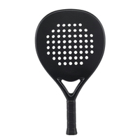 Raquette de padel hybride carbone Kevlar, forme goutte d'eau, service OEM ODM, faible MOQ 50 pièces, revêtement grain de sable, qualité supérieure
