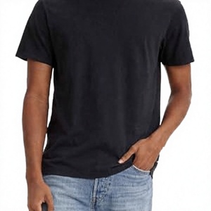 T-shirts blancs pour hommes en jersey décontracté 100% coton, manches courtes, col rond, tailles S à 5XL, design personnalisé, logo OEM - Product Image 3