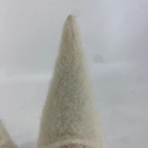 Ornements de Noël artisanaux scandinaves en peluche personnalisés, décorations de Noël beige gnome - Product Image 5