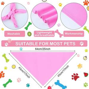 Pañuelo para Perro al por Mayor, Transpirable, de Poliéster, con Impresión por Sublimación, Decoración para Mascotas, Lindos Pañuelos para Perro - Product Image 6