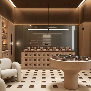 Cosmetic Perfume Skincare Shop Interior Design Full Room Customization glass display cabinet <b>Makeup</b> Store decoration Renovation - Product Image 4