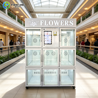 Distributeur automatique de fleurs intelligent de grande capacité pour l'entrée du parc