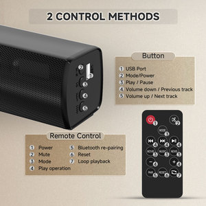 Fansbe OEM 45W 2.1CH thanh âm thanh <span class=keywords><strong>Surround</strong></span> USB AUX ARC rạp hát tại nhà Hệ thống <span class=keywords><strong>Bluetooth</strong></span> không dây 2.1CH TV Soundbar với loa siêu trầm - Product Image 5