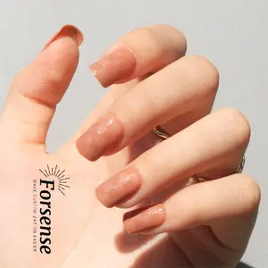 Hersteller benutzer definierte glänzende matte geprüfte Presse auf Nägeln Großhandel mit Design gefälschten Nagel hochwertige Presson tragen Nägel in China