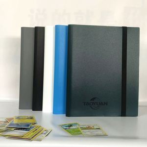 Wholesale Custom Kids Toy 9-<b>Pocket</b> PP Game Card Album A6 Size Leather Cover Sewing Binding Fits YUGIOH & MTG Cards - Product Image 2