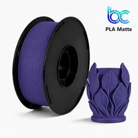 Filament PLA mat 1,75 mm 1 kg Noir Blanc Gris Couleur unie Faible brillance Impression FDM Filament pour imprimante 3D Haute qualité OEM Vente en gros