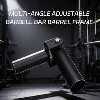 Accessoire d'entraînement de fitness pour la maison et la salle de sport : Insert de barre en acier rotatif à 360 degrés pour barre en T et attache Landmine