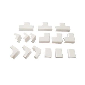 Conduits de câbles de câblage en PVC Chemin de câbles électriques en plastique Goulotte de câbles réseau décorative en PVC Couvercle transparent <span class=keywords><strong>blanc</strong></span> OEM - Product Image 5