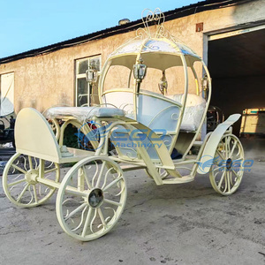 Carruaje Eléctrico de 4 Ruedas Metálico Popular de Diseño de Calabaza de Cenicienta para Boda, Navidad y Turismo, en Venta - ¡Gran Éxito de Ventas! - Product Image 3