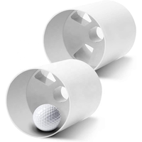 Coupe de putting de golf en plastique ABS de 6 pouces avec logo personnalisé, vente en gros usine, aide à l'entraînement pour putting green