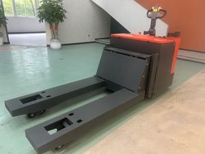 10 tonnes monter sur le chariot électrique complet de camion de palette résistant pour des ventes debout dessus utilisé pour de grands chariots élévateurs de charge - Product Image 5