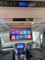 Moniteur HD rabattable pour voiture IPoster 15,6 pouces, Android 13, écran numérique, TV de voiture, vidéo, USB, moniteur monté sur le toit