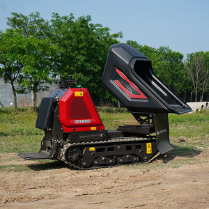 Produits les plus vendus : Mini-dumper frontal sur chenilles portable haute performance 2026 KS2700 pour petits chantiers de construction - Product Image 2
