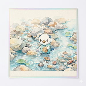 DL Handmade Anime Pokemond Rainbow Bonds Style Dessiné à la Main Shikishi Board <span class=keywords><strong>Manga</strong></span> Japonais Jeu de Table Décoration Murale Art de Collection - Product Image 1