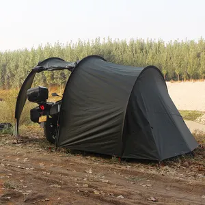 Outdoor camping lagerung camp motorrad anhänger zelt für motorrad