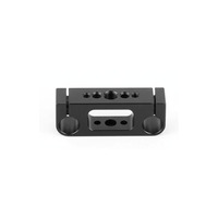 Poignée réglable CNC pour appareil photo reflex numérique avec vis de verrouillage, adaptateur de support pour téléobjectif, rail de support pour système de photographie