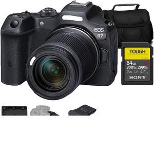 Cámara Digital sin Espejo <span class=keywords><strong>R7</strong></span> con Lente RF-S 18-150mm IS con Sensor CMOS y Tarjeta de Compatibilidad - Product Image 1
