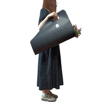 Sac de transport pour fleurs avec impression personnalisée, papier d'emballage pour fleuriste, sac de transport pour fleurs imperméable en papier