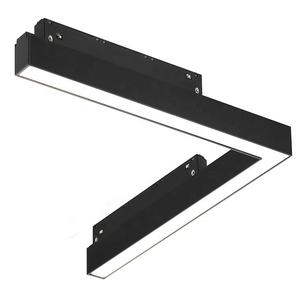 PNY Vente à Chaud DC48V Rail Magnétique Projecteur Encastré Intérieur 16W Piste Magnétique Lumières Linéaire Aimant Piste Coin Éclairage - Product Image 4