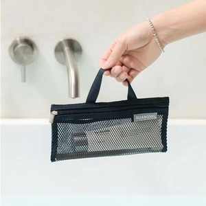 Bolsa de Maquillaje Portátil Simple Coreana, Ligera, para Viaje, con Compartimento para Cepillo y Pasta de Dientes, de Malla, de Fábrica BSCI - Product Image 1