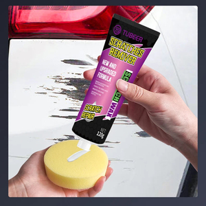 Kit de eliminación de arañazos de coche, esponja de reparación de arañazos de pintura de coche, juego de pasta de pintura de cera para carrocería de coche, aplicador de almohadilla para el cuidado de la pintura - Product Image 1