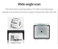 Escáner de Código QR HEM-VS023-7D HE Ming, Kiosco de Canje de Boletos, Comunicación para Máquinas de Juegos de Arcade y Recreativos