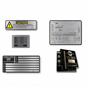 Targhetta Personalizzata Incisa, <span class=keywords><strong>Targhette</strong></span> in Alluminio Stampate, Targhetta in Acciaio Inossidabile Incisa Chimicamente, Etichetta con Logo Inciso - Product Image 1