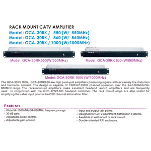 Profesional 40dB CATV MATV Cable <span class=keywords><strong>TV</strong></span> cabecera distribución interior gota UHF línea maletero amplificadores de señal amplificador 3 al aire libre 30 dB - Product Image 2