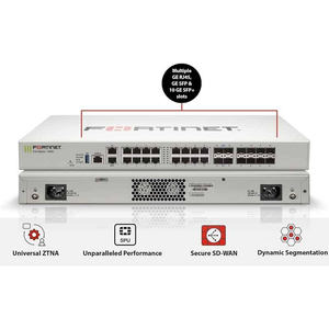 FortiGate FG-120G FG-121G Dispositivo de Seguridad de Red con Uplinks SFP+ de 10 Gigabits, SDWAN, VPN, Protección contra Amenazas y Firewall Empresarial - Product Image 2