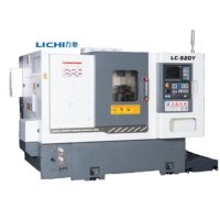 Torno CNC Horizontal Automático de Bajo Costo LC52DYF de un Solo Husillo y Alta Rigidez con Control Fanuc/GSK, Máx. 20 Pulgadas
