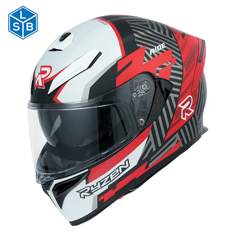 Chất lượng cao tiên tiến phong cách hiện đại ABS nhựa nhiệt dẻo đầy đủ mặt phụ kiện xe máy Mũ bảo hiểm