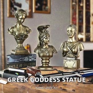 Esculturas Hechas a Mano y Pintadas a Mano al por Mayor, Decoración para el Hogar, Modelo Deportivo de Resina, Estatua de la Diosa Griega <span class=keywords><strong>Venus</strong></span>, Atenea, Temis, Personalizada - Product Image 2