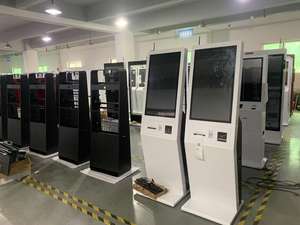 pemesanan mandiri PC layar sentuh berdiri lantai 15.6 21.5 32 inci, kios Printer POS Android Layanan Mandiri interaktif - Product Image 6