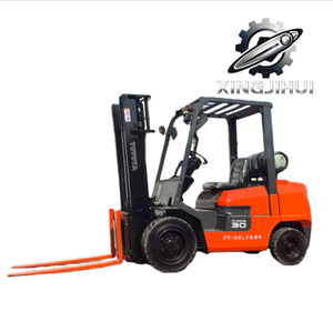 Chariot élévateur TOYOTA FGZN30 3 tonnes d'occasion, chariot élévateur japonais 3 tonnes, moteur 1DZ-2, machine d'occasion, chariot élévateur GPL d'occasion - Product Image 1