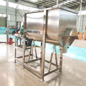 Miscelatore a Doppio Nastro in Acciaio Inox con Valvola di Scarico Personalizzata per Svuotamento Completo, Capacità 500/900 L, Riscaldamento a Risparmio Energetico - Product Image 4