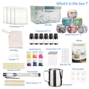 <span class=keywords><strong>Kit</strong></span> pour la <span class=keywords><strong>fabrication</strong></span> de bougies parfumées, cire de soja, bricolage, meilleure vente - Product Image 2