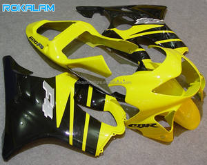 Kit carrosserie jaune et noir pour Honda CBR600 F4 1999 2000, carénages de rechange CBR600F4 <span class=keywords><strong>99</strong></span> 00 <span class=keywords><strong>CBR</strong></span> <span class=keywords><strong>600</strong></span> pièces de carrosserie - Product Image 1