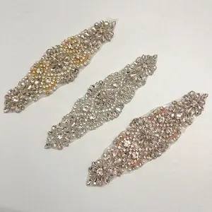 Đính Cườm Vàng Thêu Và Rhinestone Đính Trang Trí Pha Lê