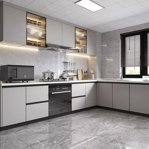 Meubles de <span class=keywords><strong>cuisine</strong></span> sur mesure de haute qualité, style îlot, <span class=keywords><strong>cuisine</strong></span> <span class=keywords><strong>italienne</strong></span> de luxe, meubles laqués, poignées et boutons - Product Image 5